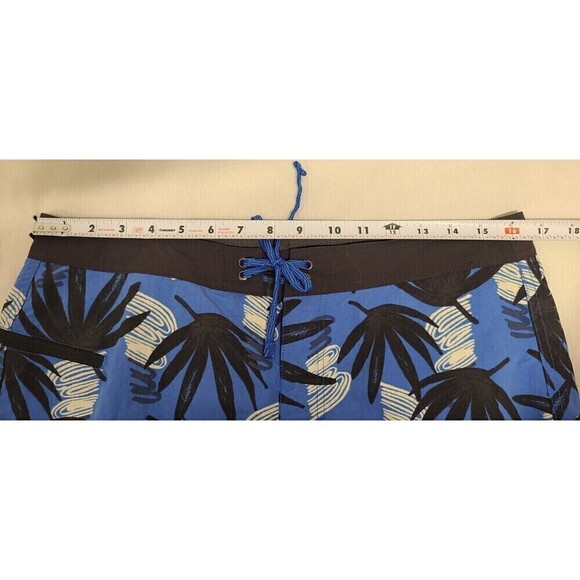 Patagonia WaveFarer Board Shorts Swim Trunks Unlined Drawstring Blue Men's Sz 32 - Picture 5 of 10